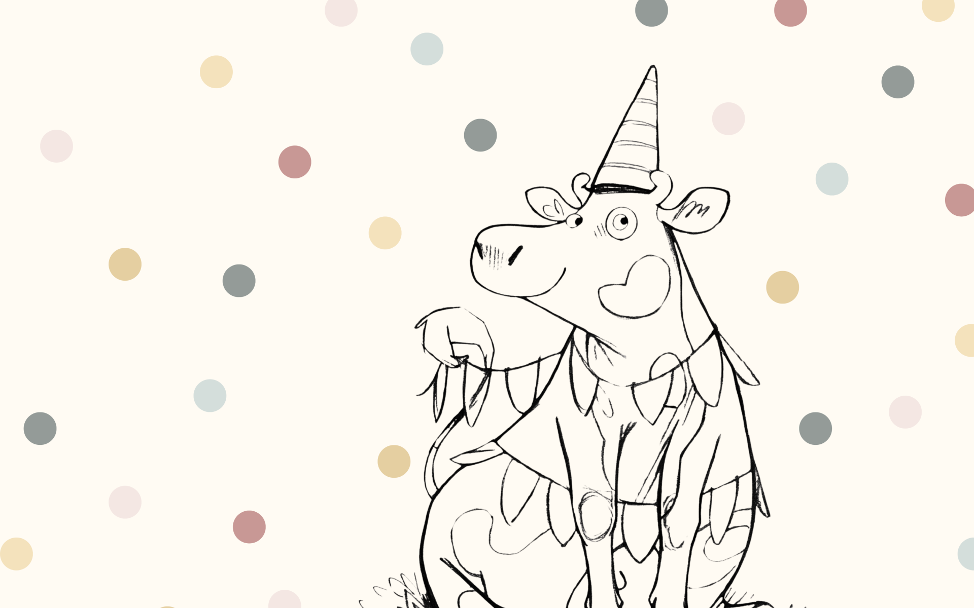 Grafik Kuh Liselotte